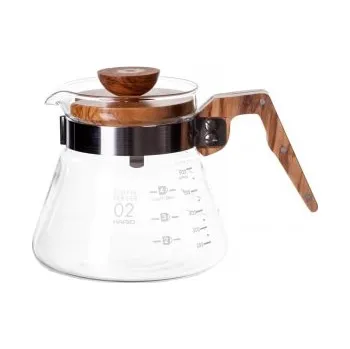 Příprava kávy Hario Konvice RANGE SERVER OLIVE - 600 ml