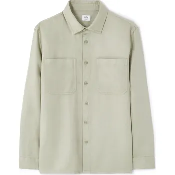 Pánské oblečení Pánská košile Celio Latenco Celio kaki 3506027