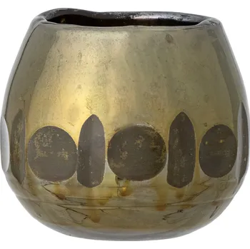 Bytová dekorace Bloomingville, Stojan na čajovou svíčku Ivalo 8,5 cm zlatý - Formadore