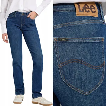 Dámské džíny Lee MARION STRAIGHT Dámské džíny rovného střihu klasické džínové kalhoty W29 L33