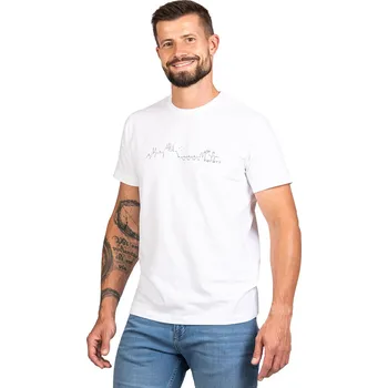 Pánské tričko FERATT Pánské tričko TOBY bílé Velikost: S