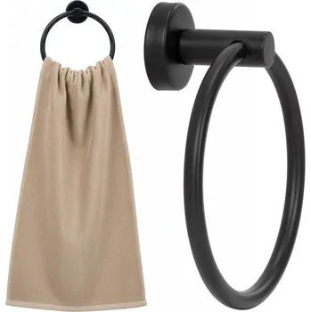 Držák na ručník Držák na ručníky SPRINGOS HG0076 černý