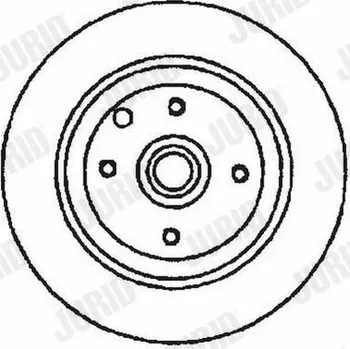 Brzdový kotouč Brzdový kotouč JURID 561530JC : 1