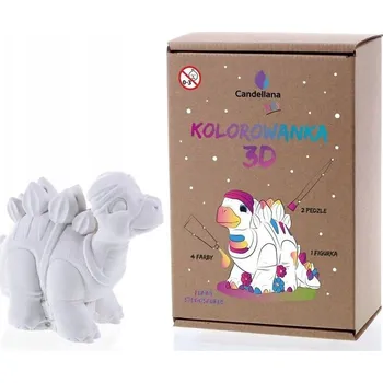 Obraz Candellana Zábavná 3D omalovánka - Stegosaurus