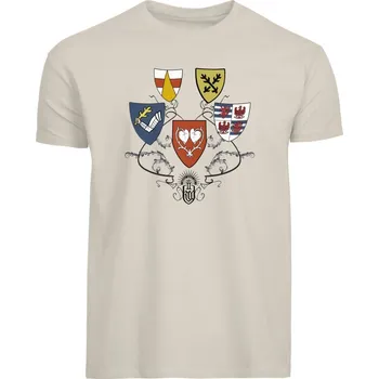 Pánské tričko Tričko Kingdom Come Deliverance II Coat of Arms béžové