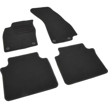 autokoberec Autokoberce textilní přesné černé / černé obšití - Audi A8 (Typ D5/4N) (2017-) 5-sedadel