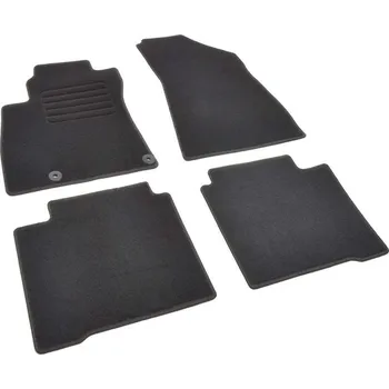 autokoberec Autokoberce textilní přesné černé / černé obšití - Kia Niro II (Typ SG2) HEV (2021-) 5-sedadel