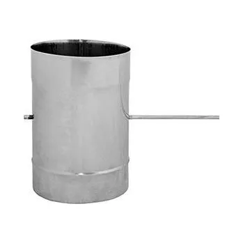 Kouřovod klapka nerez 180