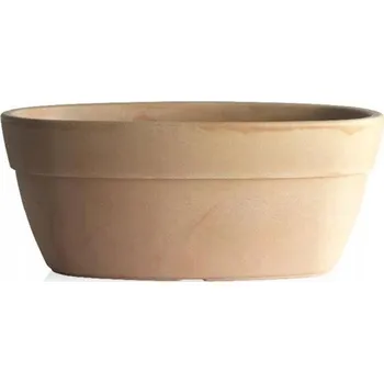 Květináč Květináč 35 x 25 cm plast hnědý