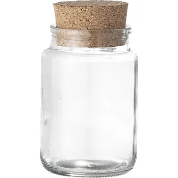 Dóza na potraviny Bloomingville, Nádoba Bloomingville skleněná se zátkou 180 ml - Formadore