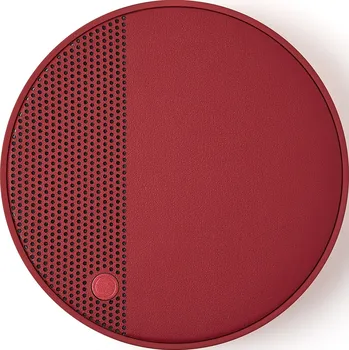 Lexon, Bezdrátová nabíječka z reproduktorem Oslo Energy+ tmavě červená - Formadore