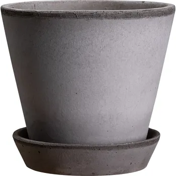 Úložný box Bergs Potter, Malý květináč Julie s podstavcem 10 cm šedý - Formadore