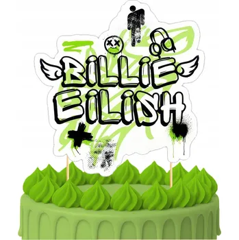 Obraz ZÁPICH DO DORTU Narozeninový Sto Let BILLIE ELISH KPOP Postavičky Toppery 2
