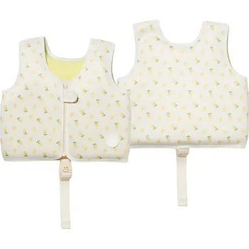 Plovací vesta Sunnylife, Plavecká vesta pro děti Kids Swimtime Mima the Fairy, citronová, šeříková, velikost M - Formadore