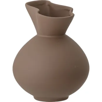 Bloomingville, Váza Nicita 20 cm hnědá - Formadore