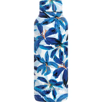 Klávesnice Quokka, Termoláhev Quokka Solid Blue Hibiscus, 510 ml - Formadore