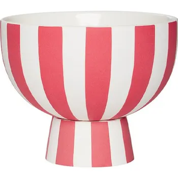 Nádobí OYOY, Miska Toppu, 12,6 cm, červeno-bílá - Formadore