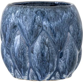 Bloomingville, Obal na květináč Posey 15 cm sytě modrý - Formadore