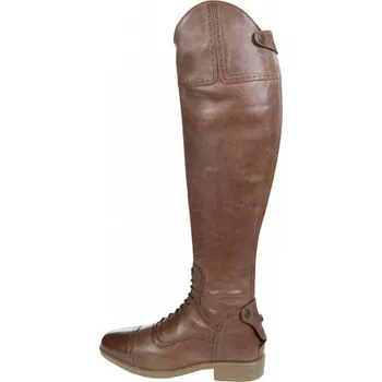 Jezdecká obuv Kožené jezdecké boty CARMONA HKM hnědé Velikost: 39
