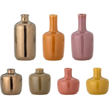 Bytová dekorace Bloomingville, Vázy Maien teplé barvy 7 ks - Formadore