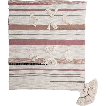 Přehoz na lůžko Bloomingville, Přehoz Bloomingville bavlněný s třásněmi - Formadore