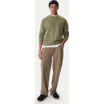 Pánské oblečení RVCA Mikina Va Essential Crew AVYFT00331 Zelená Regular Fit XL