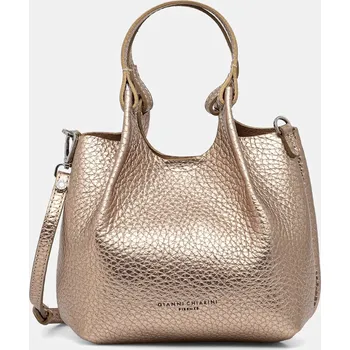 Kabelka Kožená kabelka Gianni Chiarini DUA BS.9718.RNGDBL.T.U. zlatá GLD, vel. ONE SIZE