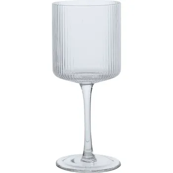 Sklenice Ferm Living, Skleničky na bílé víno Ripple průhledné 2 ks - Formadore