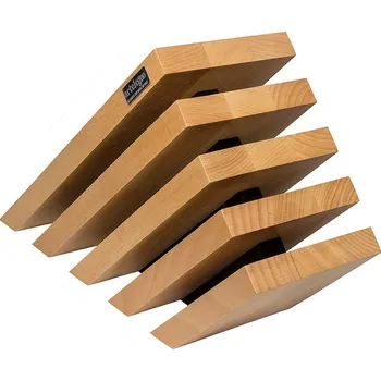 Kuchyňský nůž Artelegno, Blok na nože Venezia II 5 z bukového dřeva magnetický - Formadore