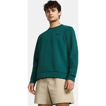 Pánská móda Under Armour Mikina UA Unstoppable Flc Crew-BLU - Pánské Under Armour tyrkysová 2667812