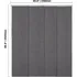 Závěs VEVOR Vertikální panelové závěsy tmavě šedé 116-218 x 250 cm