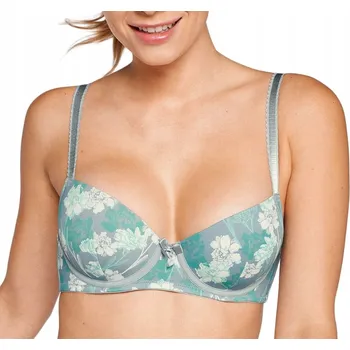 Podprsenka NATURANA vyztužená podprsenka s květinovým vzorem 7109 80D