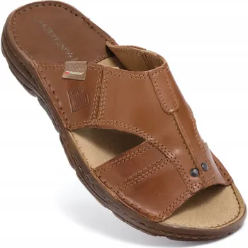 Pánské pantofle Pánské Pantofle kožené, Polské boty z přírodní kůže 39-46 PanSzew