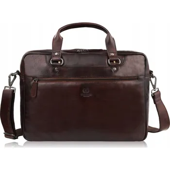 Paolo Peruzzi taška na notebook přírodní kůže bez vzoru