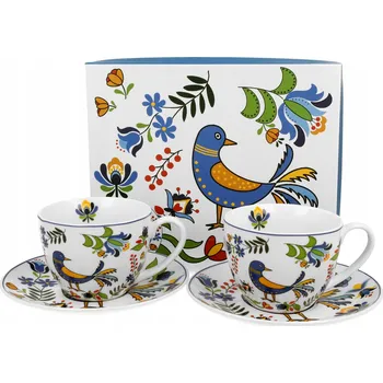 Šálek Duo Kašubský ptáček porcelán 250 ml 2 ks