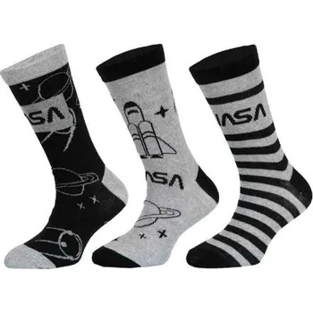 3PACK dětské ponožky NASA vícebarevné (39269/grey) 27/30 Možnost vrácení zboží ZDARMA do 120 dnů!