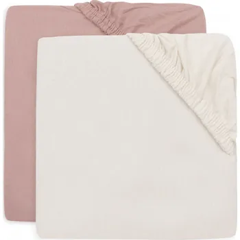 Prostěradlo Prostěradlo napínací 40/50 x 80/90 cm 2 ks Wild Rose/Ivory