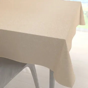 ubrus Teflonový čtvercový ubrus TF-092 Ornamenty - béžová light 40x40 cm