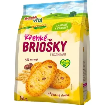 Bonbon Křehké briošky s rozinkami 140 g