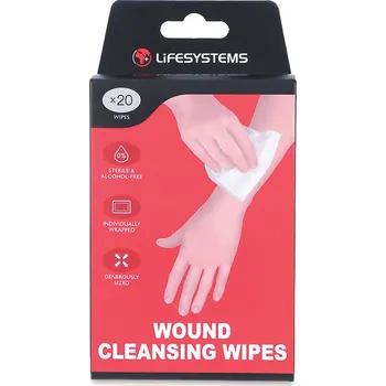 Lékárnička Sterilní ubrousky Lifesystems Alcohol-Free Cleaning Wipe 20 pcs