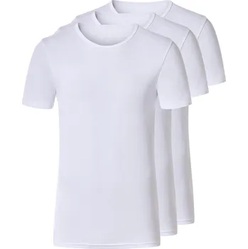 Pánské tričko esmara Men Pánské spodní triko, 3 kusy (kulatý výstřih, bílá, 7/XL)
