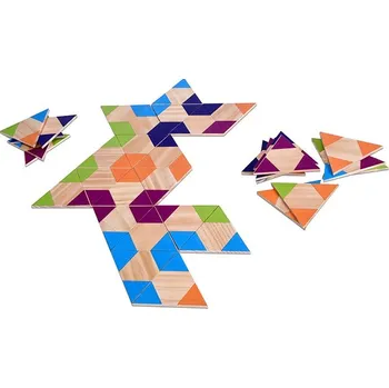 Desková hra BS Toys Poškozené - Domino - trojúhelníky