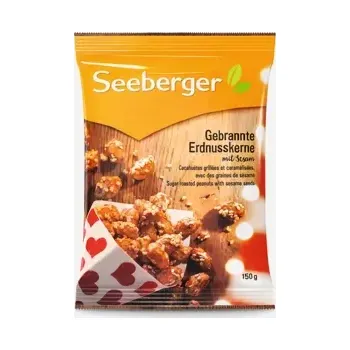 Sušená potravina Pražené arašídy v cukru se sezamem 150 g