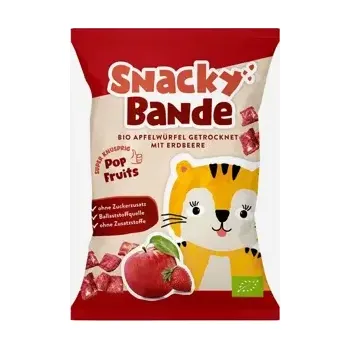 Sušená potravina Jablečné kostky jahoda BIO