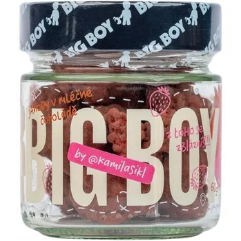 Sušená potravina BIG BOY® Jahody v mléčné čokoládě 120 g