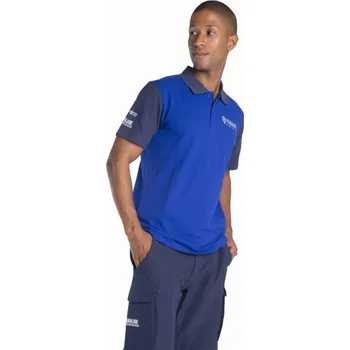 Pánská móda Yamaha polokošile Paddock Blue IVDEL modrá – XL, modrá