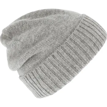 Čepice Fiebig - Headwear since 1903 Světle šedá unisex čepice s kašmírem od Fiebig Velikost: Unisize (S-XL)