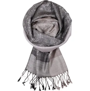 Šála Svratka luxusní pašmína CHZ-1 šedá