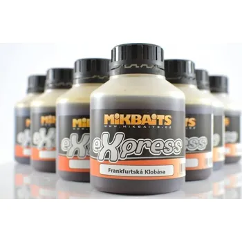 Návnadové aroma Mikbaits dip eXpress Frankfurtská Klobása 125 ml