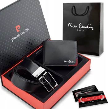 Opasek Pierre Cardin pásek černý - muž